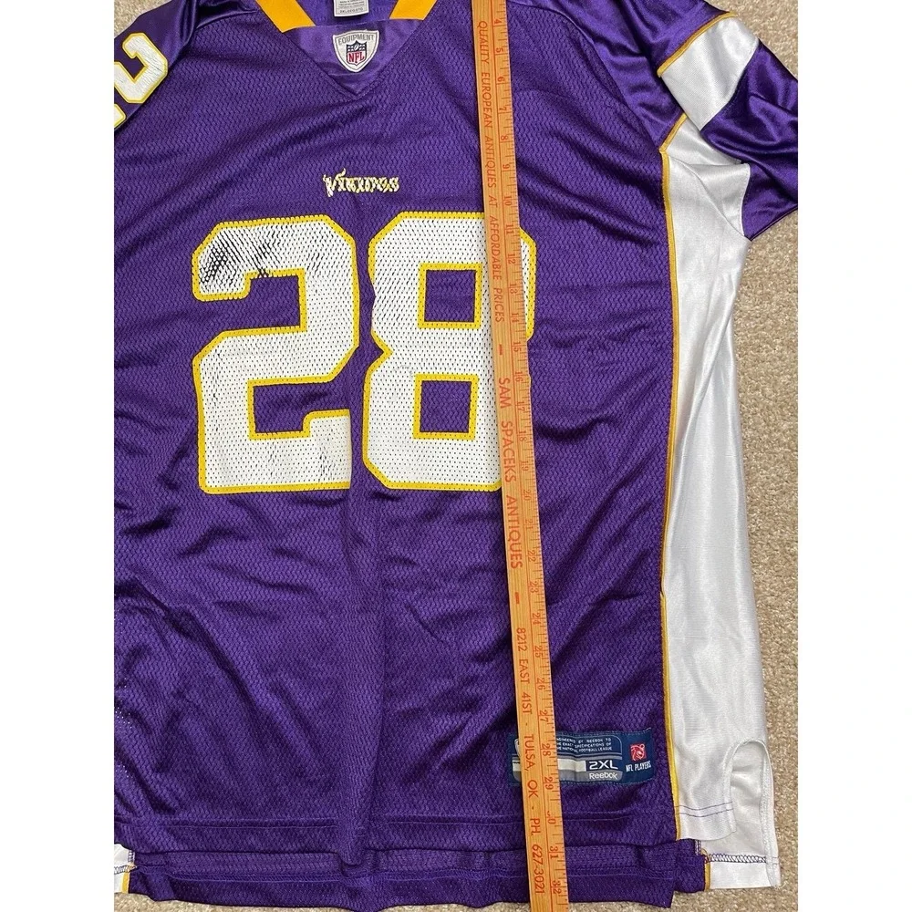 Vintage‎ Reebok NFL Minnesota Vikings Adrian Peterson #28 Jersey 2XL